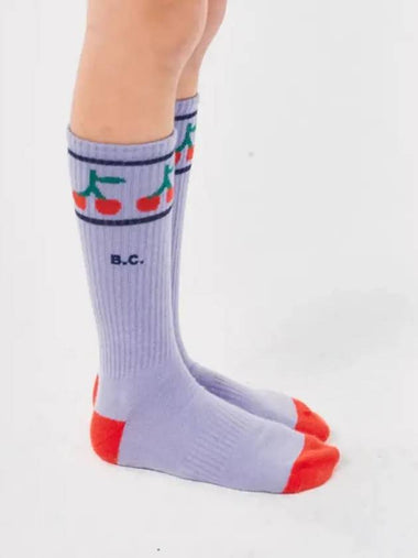 Bobo Cherry Long Socks B224AI010 Italian Kids - BOBO CHOSES - BALAAN 1