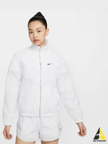 Women s Sportswear Woven UV Full Zip Jacket 100 - NIKE - BALAAN 1