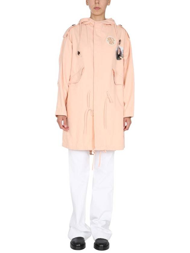 Raf Simons Parka With Logo Patch - RAF SIMONS - BALAAN 1