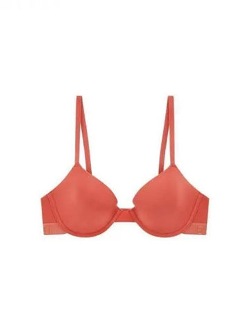 UNDERWEAR Women's Logo Band Microfiber Contour Bra Light Red 270565 - EMPORIO ARMANI - BALAAN 1