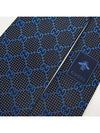 Men's GG Dot Pattern Silk Necktie Blue - GUCCI - BALAAN 4