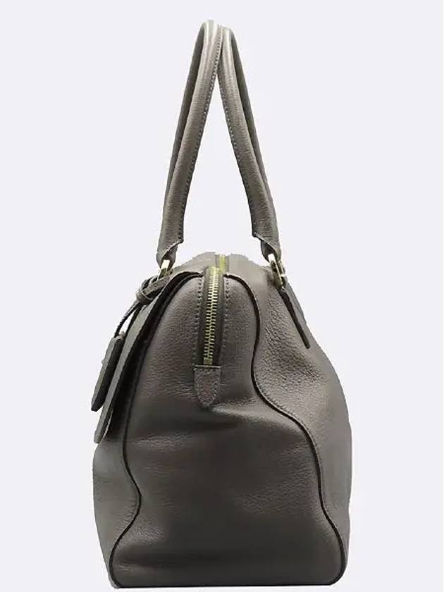 HH1703 Gray leather gold decoration DELRAY tote bag - MULBERRY - BALAAN 3