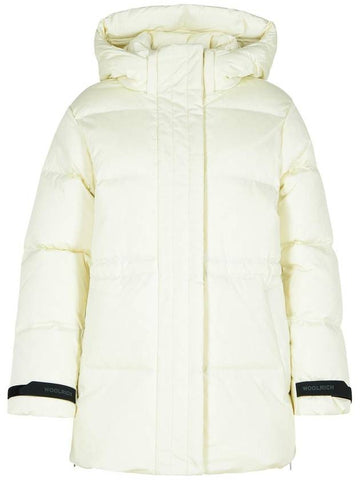 Woolrich 'Alsea' Cream Polyamide Down Jacket - WOOLRICH - BALAAN 1