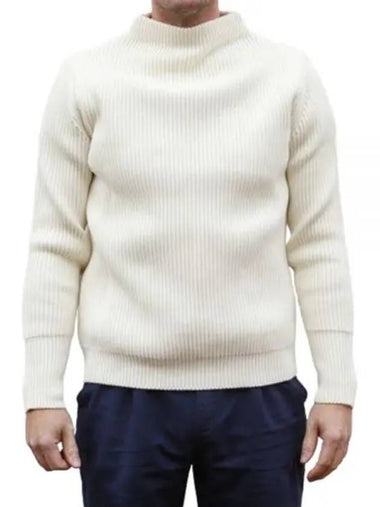 ANDERSENANDERSEN Navy Crewneck NC Off White - ANDERSEN-ANDERSEN - BALAAN 1