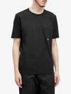 24/1 Jersey Garment Dyed Pocket Short Sleeve T-Shirt Black - CP COMPANY - BALAAN 3