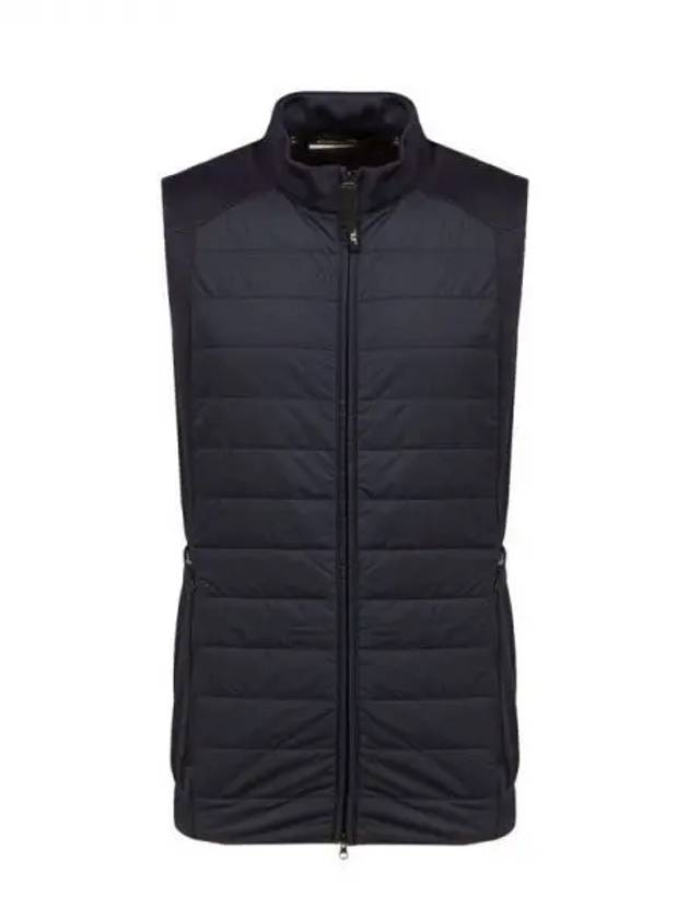 Kenny Hybrid KENNY HYBRID High Neck Logo Padded Vest Black - J.LINDEBERG - BALAAN 2