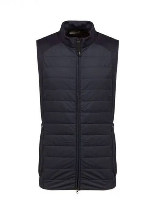 Kenny Hybrid KENNY HYBRID High Neck Logo Padded Vest Black - J.LINDEBERG - BALAAN 2