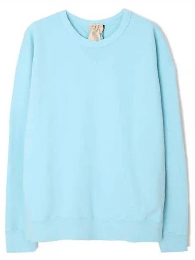 Garment Dyed Cotton Jersey Sweatshirt Blue - TEN C - BALAAN 2