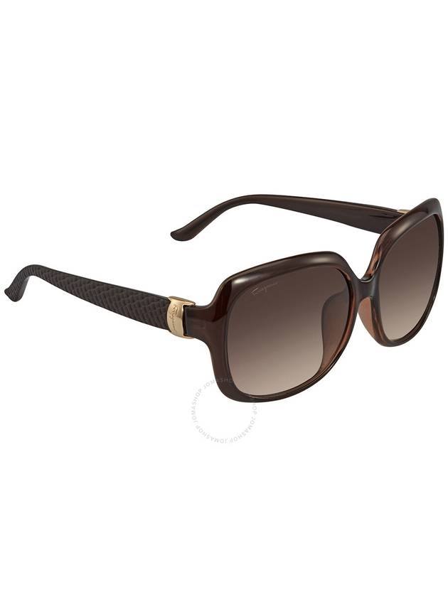 Eyewear Rectangular Sunglasses Black - SALVATORE FERRAGAMO - BALAAN 4