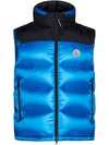 Ophrys Logo Patch Nylon Padded Vest Blue - MONCLER - BALAAN 2