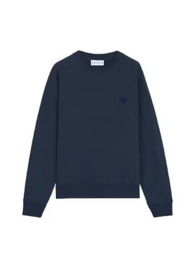 Bold Fox Head Patch Oversized Sweatshirt Navy - MAISON KITSUNE - BALAAN 2