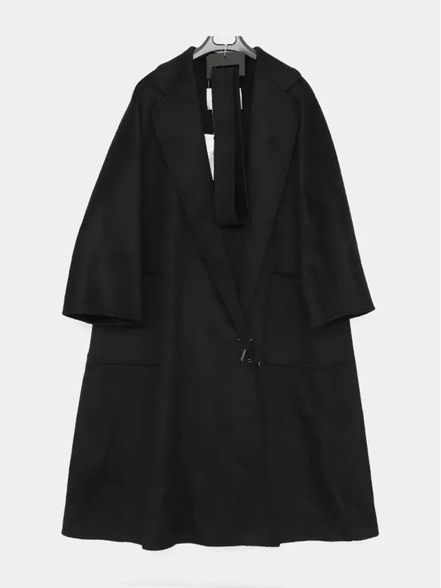 Ludmilla Belt Single Coat Black - MAX MARA - BALAAN 4