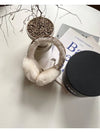 Sheepskin Embroidery Earmuff Chestnut - UGG - BALAAN 3