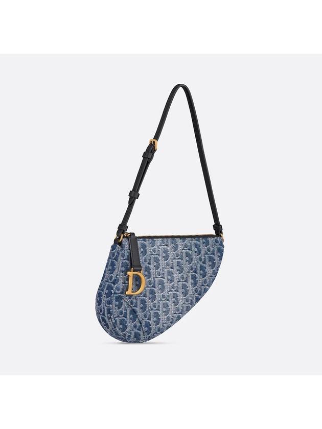 Saddle Rodeo Pouch Bag Blue - DIOR - BALAAN 3