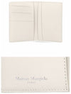 Stitch Bi-Fold Leather Card Wallet Grey - MAISON MARGIELA - BALAAN 4