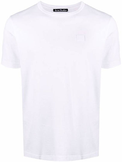 Face Patch Short Sleeve T-Shirt White - ACNE STUDIOS - BALAAN 2