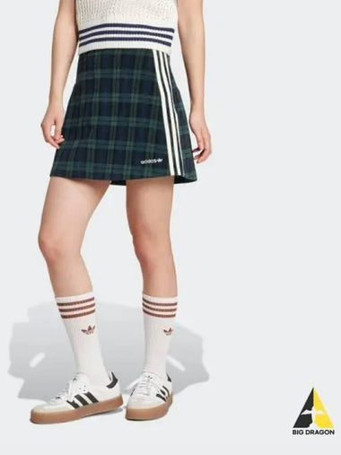 Tartan Skirt NINDIGBLACKSHAGRN - ADIDAS - BALAAN 1