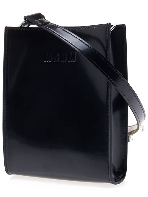 Logo Cross Bag Black - MSGM - BALAAN.