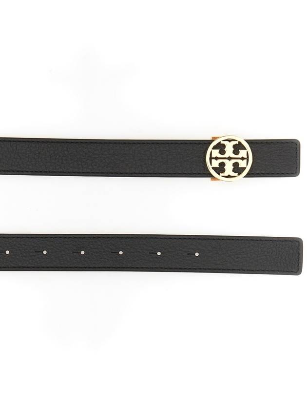 1 Miller Reversible Leather Belt Black Classic Cuoio - TORY BURCH - BALAAN 3