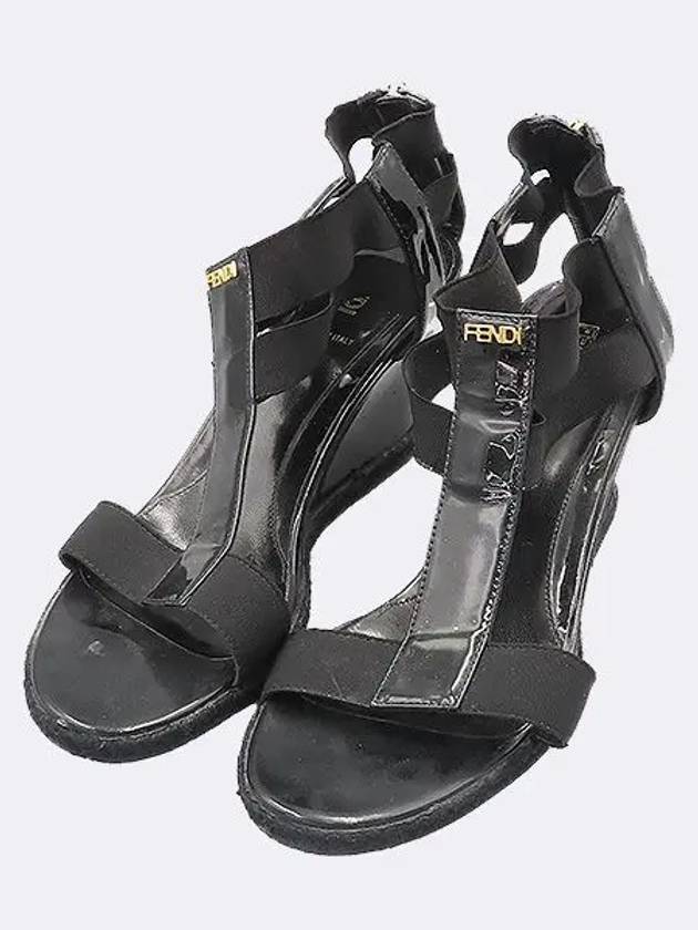 Smith Market used luxury goods black sandals women s shoes - FENDI - BALAAN 5