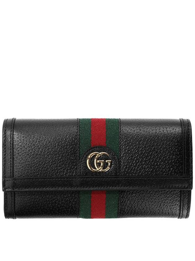 Ophidia GG Web Long Wallet Black - GUCCI - BALAAN 2