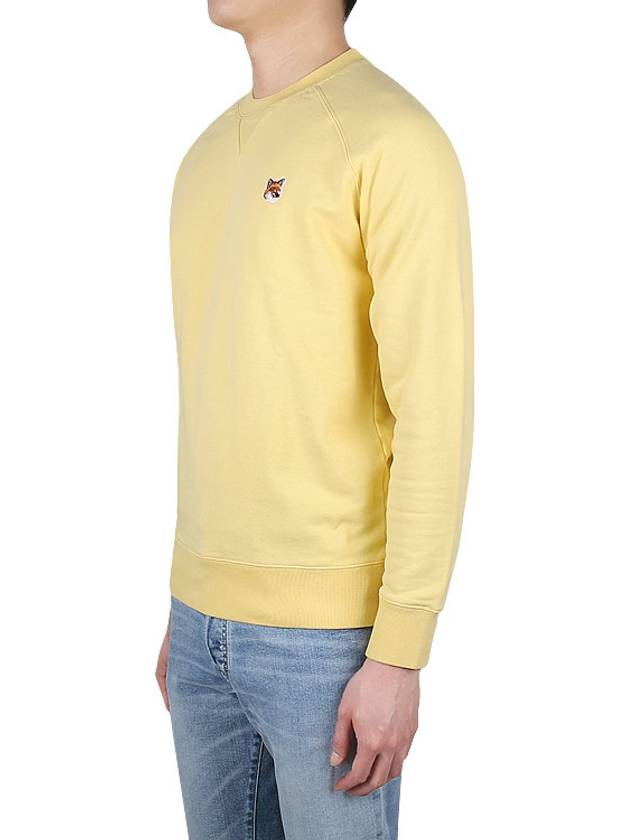 Fox Head Patch Classic Sweatshirt Soft Yellow - MAISON KITSUNE - BALAAN 4