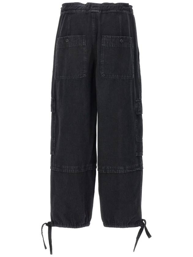 Straight Pants PA0278FAB1H04E 01BK Black - ISABEL MARANT ETOILE - BALAAN 3