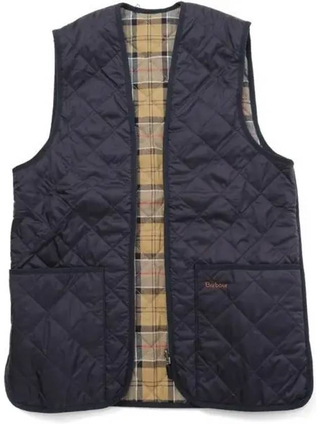 Quilted Waistcoat Zip In Liner Vest Navy - BARBOUR - BALAAN 2