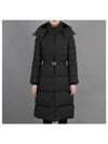 logo buckle belt long hood padded black - BURBERRY - BALAAN 2