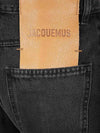 Le De Nimes Court Jeans Black - JACQUEMUS - BALAAN 4