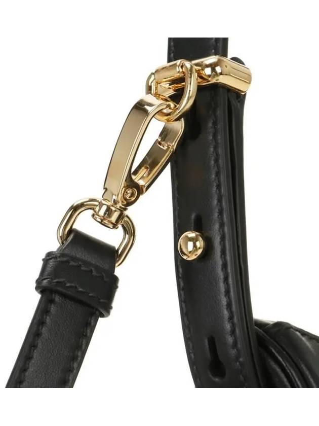 Arque Leather Shoulder Bag Black - PRADA - BALAAN 9