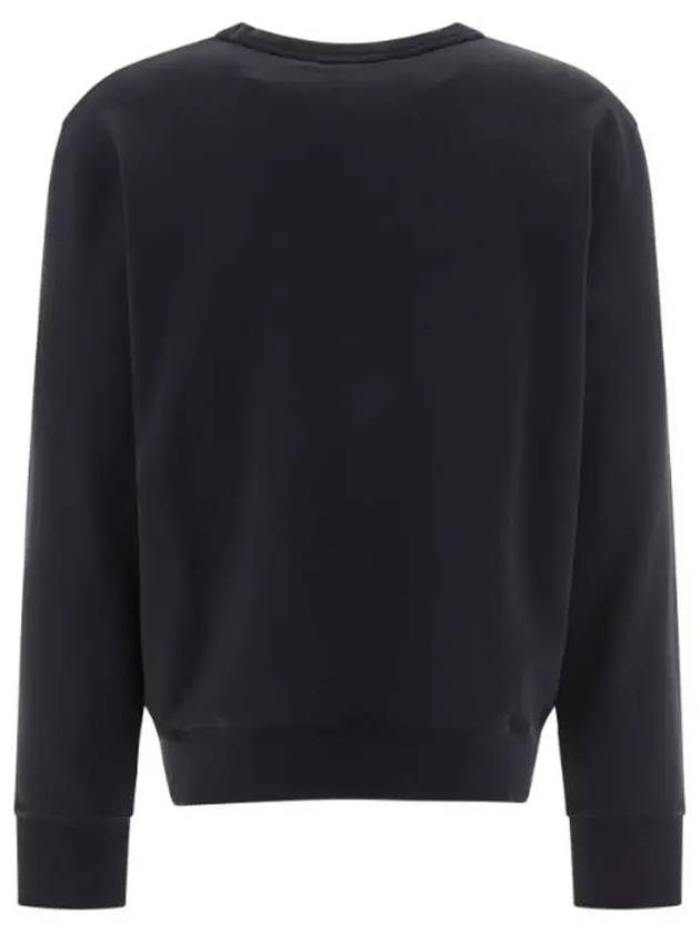 Logo Patch Regular Fit Crew Neck Sweatshirt Black - ACNE STUDIOS - BALAAN 4