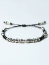 Black Antique Silver Beads Bracelet - KND - BALAAN 9