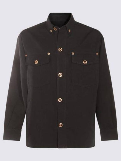 Men's Wool Blouson Jacket Black - VERSACE - BALAAN 2