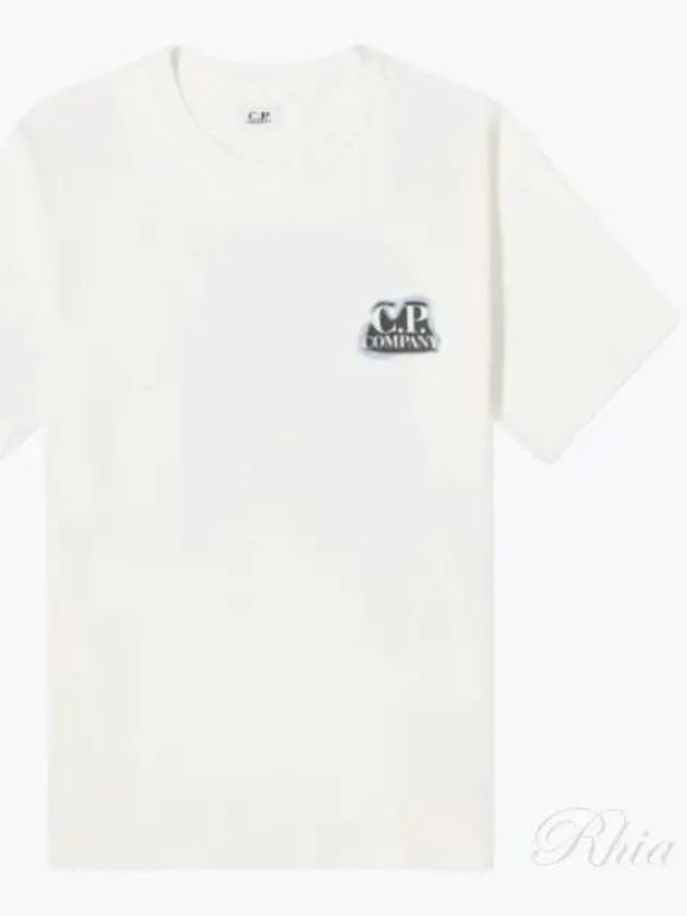 24/1 Jersey Artisanal British Sailor Short Sleeve T-Shirt White - CP COMPANY - BALAAN 2