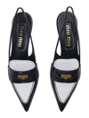 Penny loafer slingback heels - MIU MIU - BALAAN 7