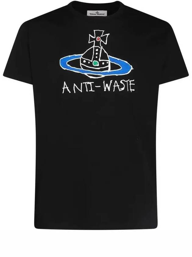 Anti Waste Short Sleeve T-Shirt Black - VIVIENNE WESTWOOD - BALAAN 2