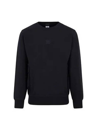 CP Company Metropolis Fleece Sweatshirt Navy White 14CMSS055A 006452M - CP COMPANY - BALAAN 1