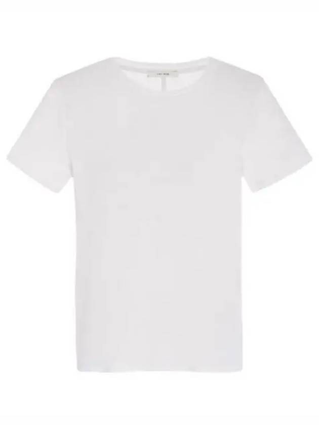 Women s Basic Short Sleeve T Shirt White 852F911 - THE ROW - BALAAN 1