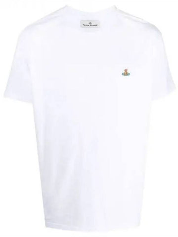 Vivienne Westwood ORB logo embroidered cotton t shirt 271496 - VIVIENNE WESTWOOD - BALAAN 1