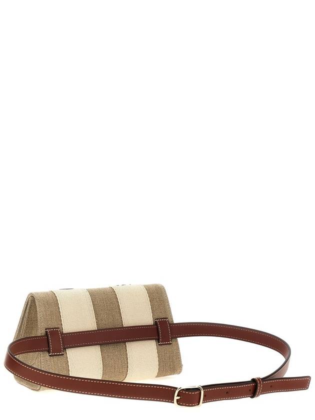 Woody Canvas Belt Bag Beige Brown - CHLOE - BALAAN 3