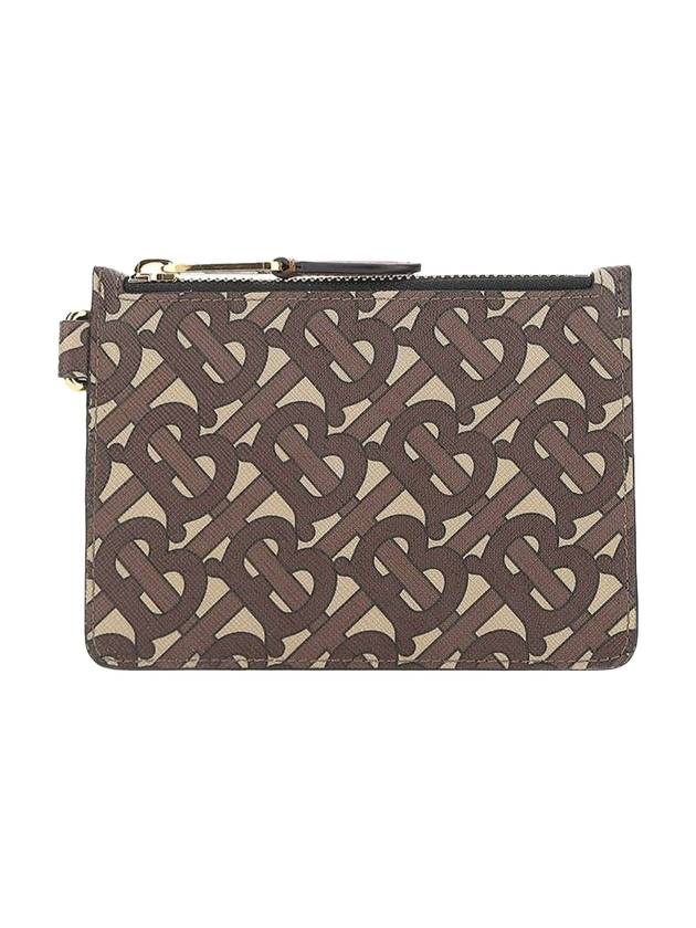 Monogram Print Coin Wallet Brown - BURBERRY - BALAAN 1