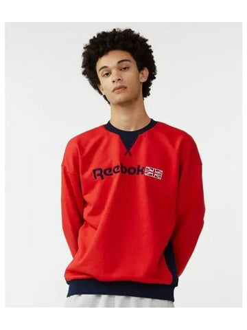 Union Jack color scheme sweatshirt red - REEBOK - BALAAN 1