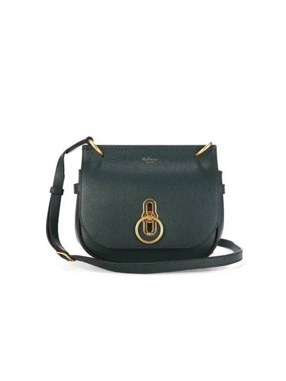 Amberley Classic Satchel Small Grain Shoulder Bag Dark Green - MULBERRY - BALAAN 2