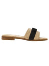 Vara Quilted Slippers Beige - SALVATORE FERRAGAMO - BALAAN 1