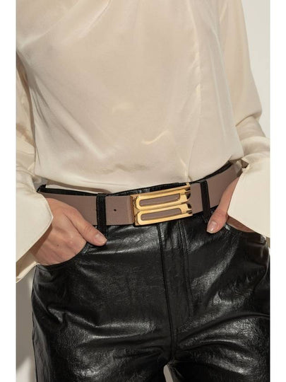 Victoria Beckham Leather Belt, Women's, Beige - VICTORIA BECKHAM - BALAAN 2