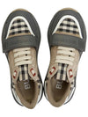 Ramsley Vintage Check Low Top Sneakers Grey Beige - BURBERRY - BALAAN 3