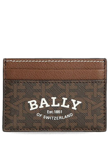 Bhar Logo Card Wallet Brown - BALLY - BALAAN 1