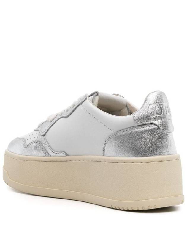 Autry Two-Tone Calf Leather Platform Sneakers 'Medalist' - AUTRY - BALAAN 4