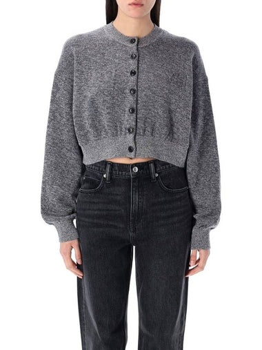 T By Alexander Wang Embossed Logo Cardigan - ALEXANDER WANG - BALAAN 1